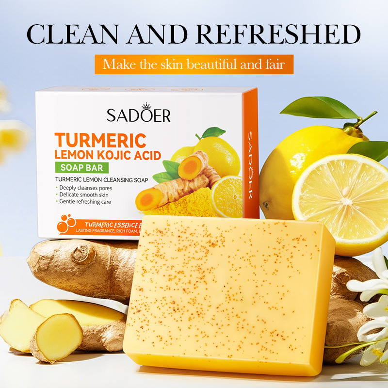 100g ターメリックレモン洗顔石鹸、ターメリック、レモンエ - Soap Making Ingredients のレビューと価格