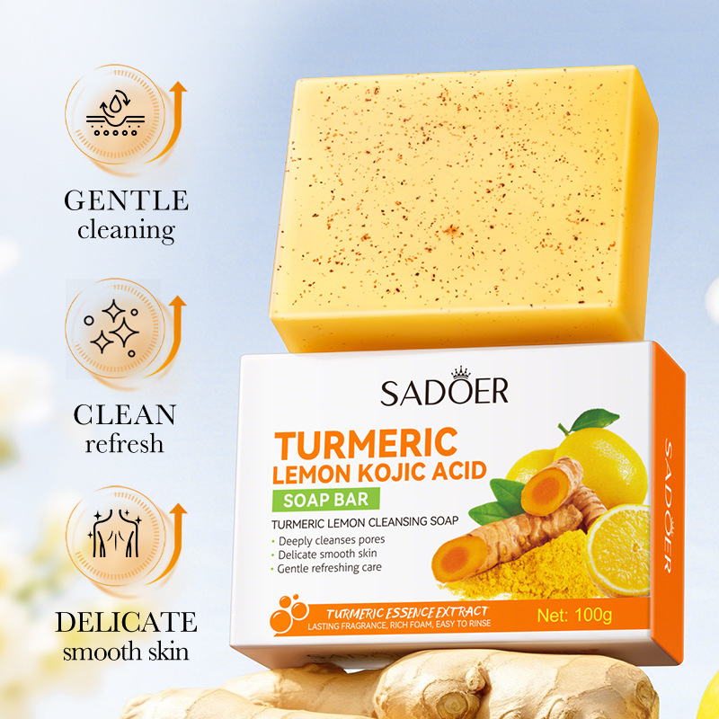 100g ターメリックレモン洗顔石鹸、ターメリック、レモンエ - Soap Making Ingredients のレビューと価格