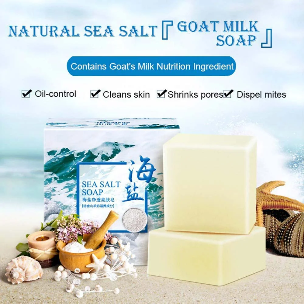 100 グラム手作り石鹸豊かで柔らかい泡天然手作り海塩ヤギミ - Soap Making Ingredients のレビューと価格