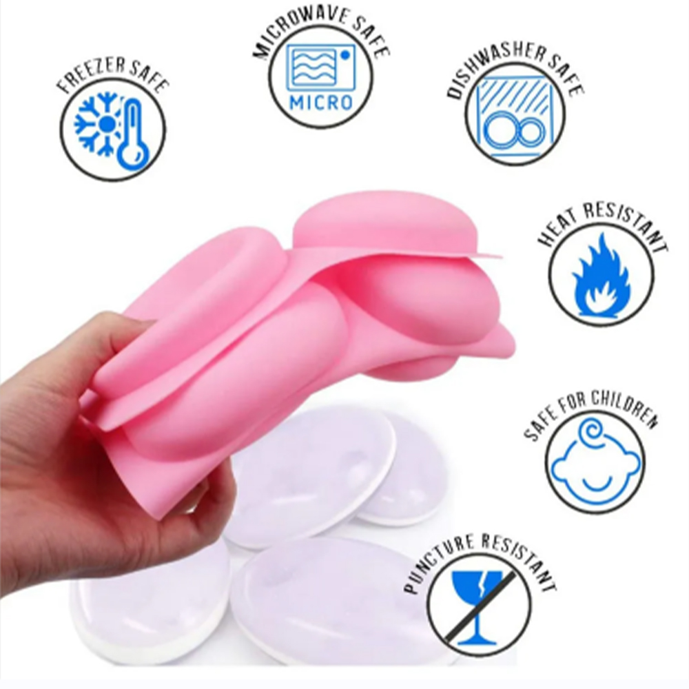 多機能楕円形シリコン石鹸型、6つの空洞、ケーキベーキングパン - Soap Making Easy のレビューと価格