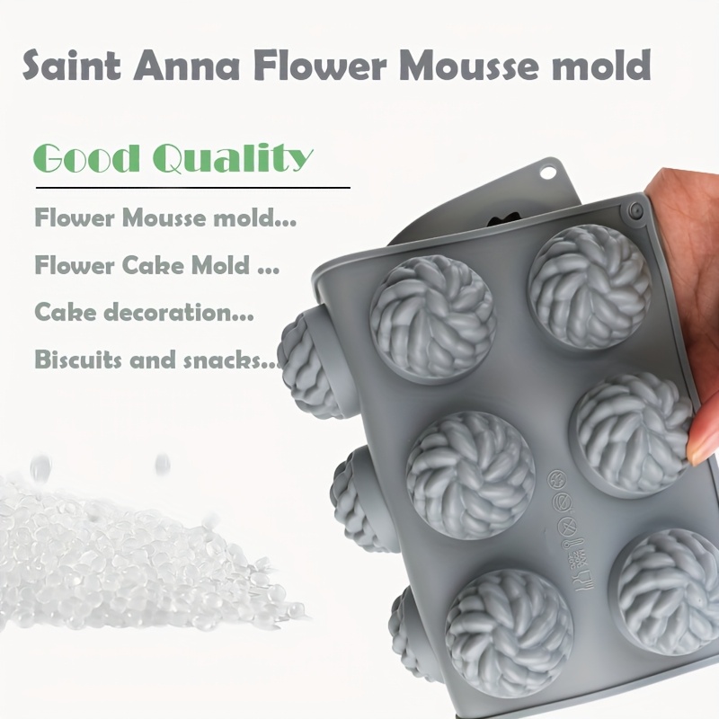 1個のケーキ型 サンタアナフローラル - 花の形をしたムース - Soap Making Easy のレビューと価格