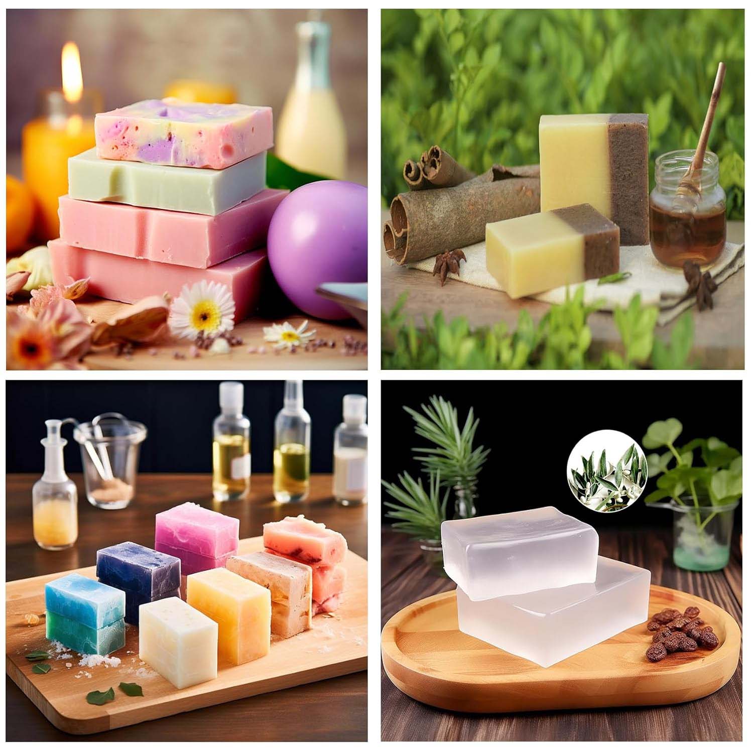 250Gのクリアソープベース、石鹸作り用ベース、クラフトキッ - Soap Making Kit Organic のレビューと価格