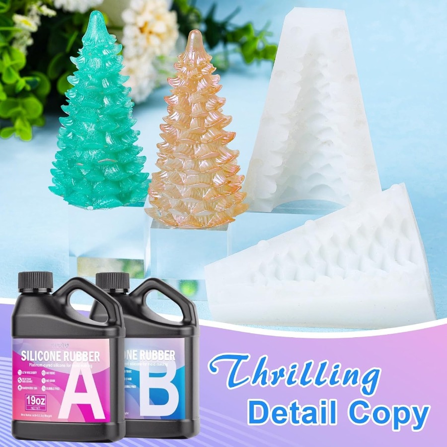 シリコンモールド作成キット、38.8オンス 15A弾性液体シ - Soap Making Ingredients のレビューと価格
