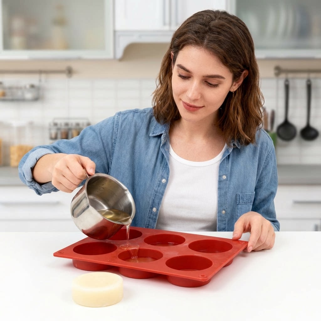 丸型シリコンソープモールド DIY手作り石鹸作りツール シリ - Soap Making Easy のレビューと価格